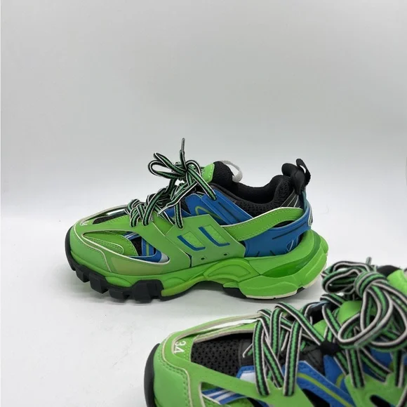 Balenciaga  Green and Blue Sneakers - Picture 5 of 5